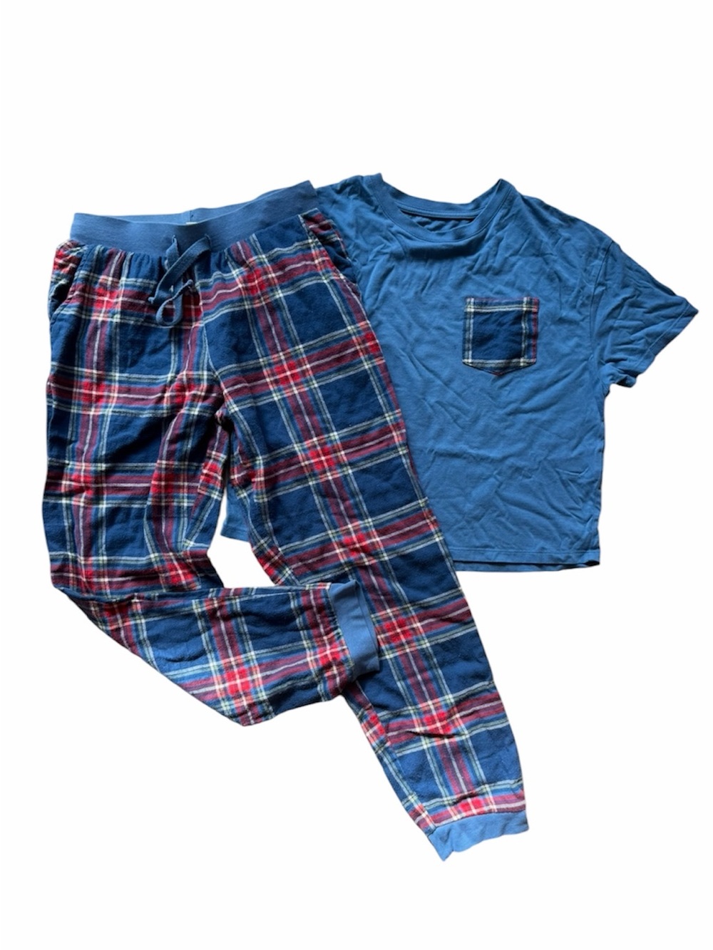 Miiyu by Simon's blue plaid Pyjama set